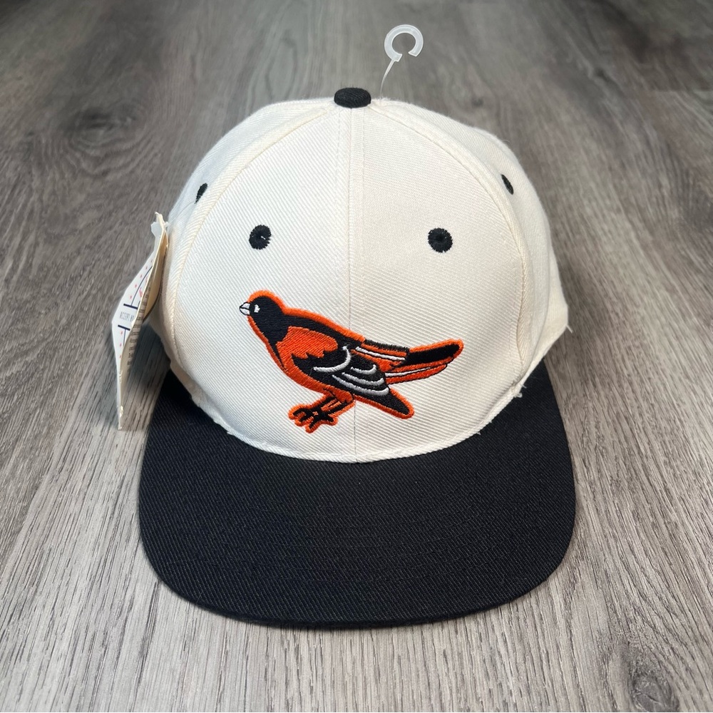 New Vintage MLB Baltimore Orioles Snapback Cap Hat Twins One Size Deadstock Wool